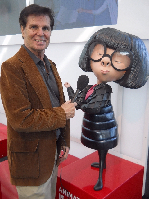Rog and Edna at a Pixar shoot