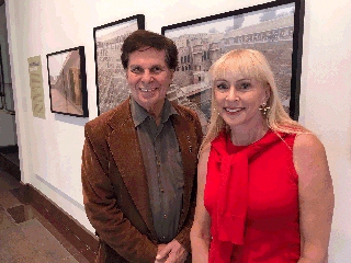 Roger and Victoria Lautman at the Fowler Museum at UCLA