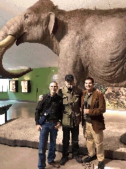Out and About crew at the La Brea Tar Pits