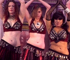 Belly dancers aboard the Queen Mary